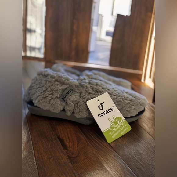 COFACE Womens Slippers Fuzzy Memory Foam Soft Plush Sherpa Fleece Lining Slipper - Picture 6 of 8